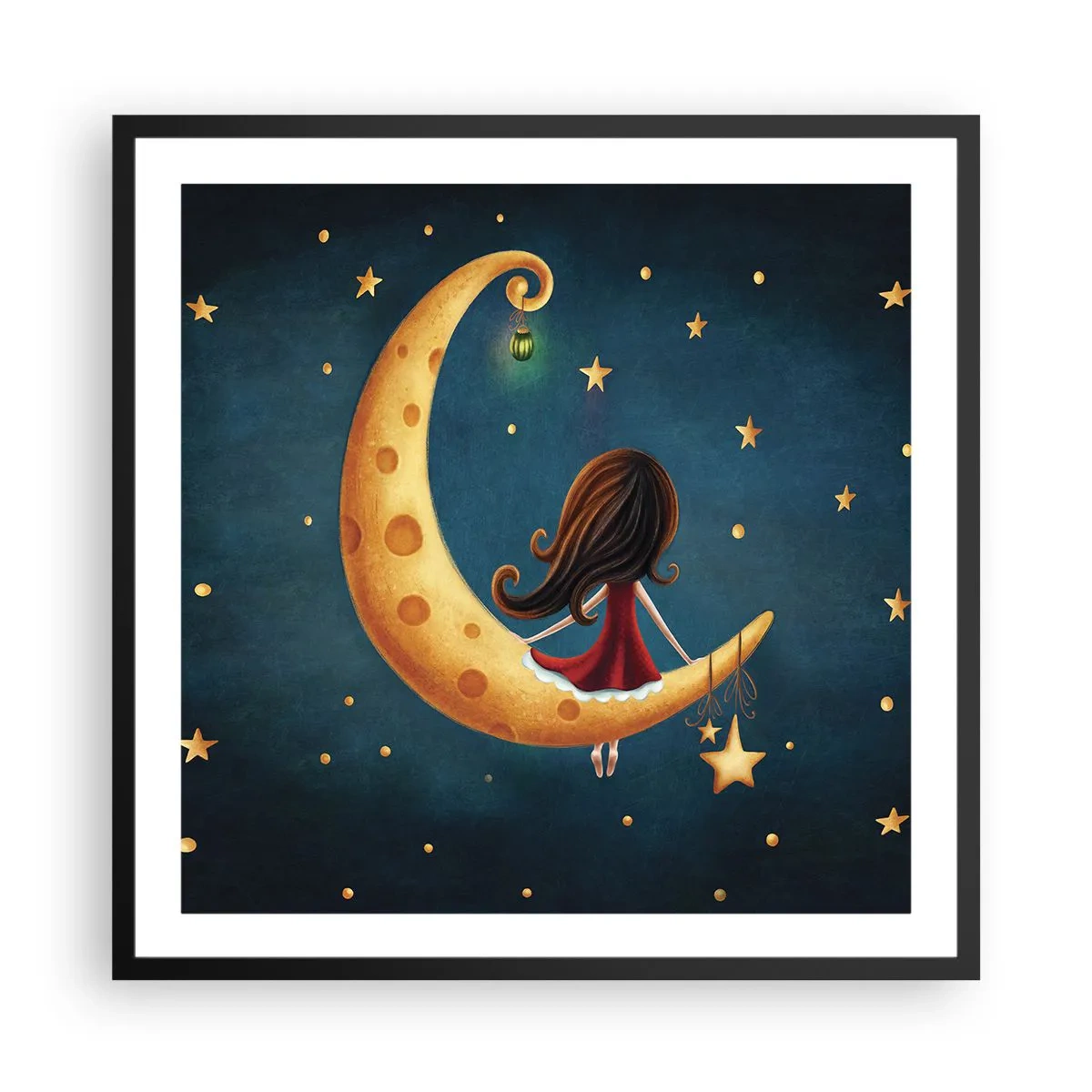 Plakat w czarnej ramie - Pewnego razu… - 60x60 cm