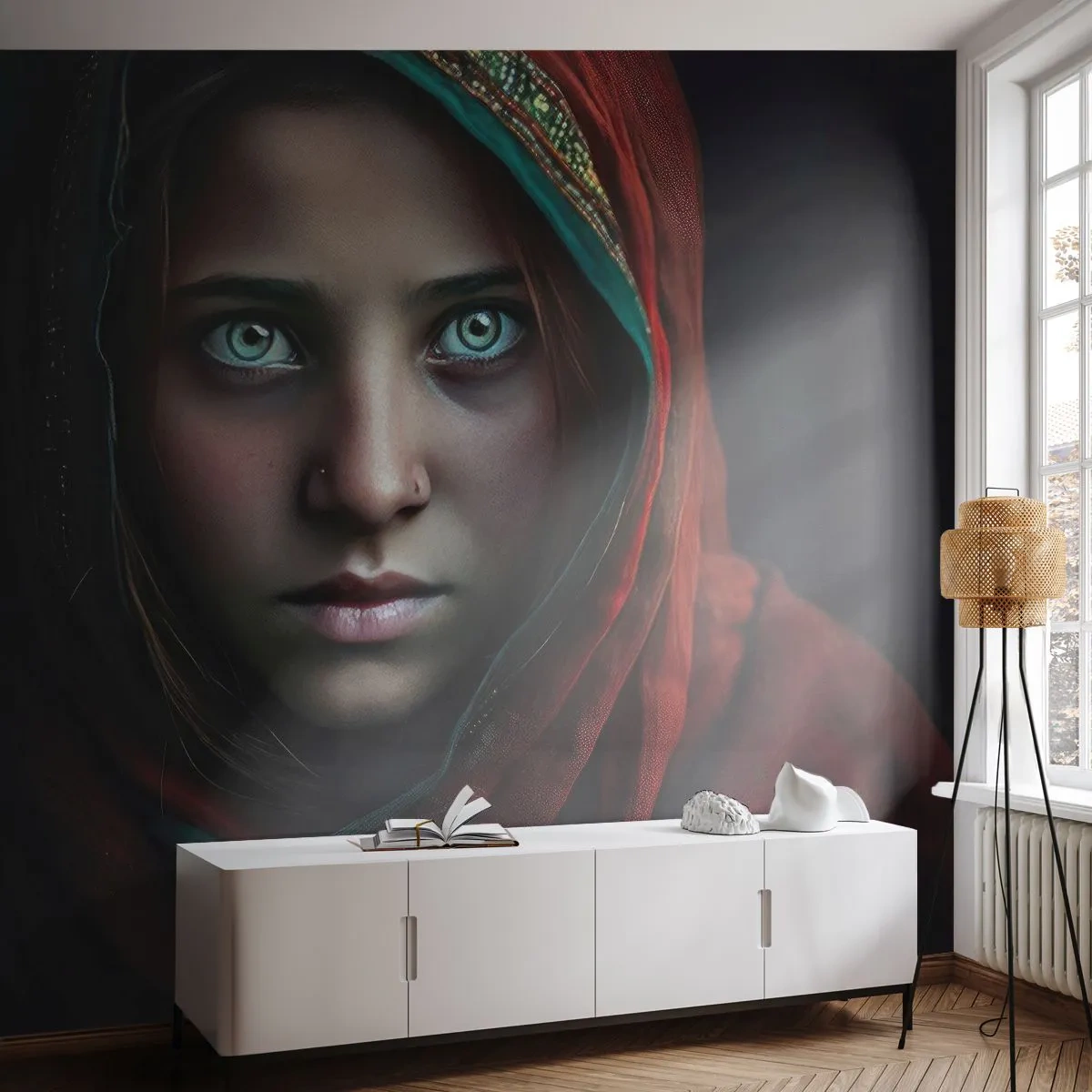 Fototapeta Standard Eco - Wschodnia księżniczka - Dziewczyna, Portret, Pakistan - 150x105 cm