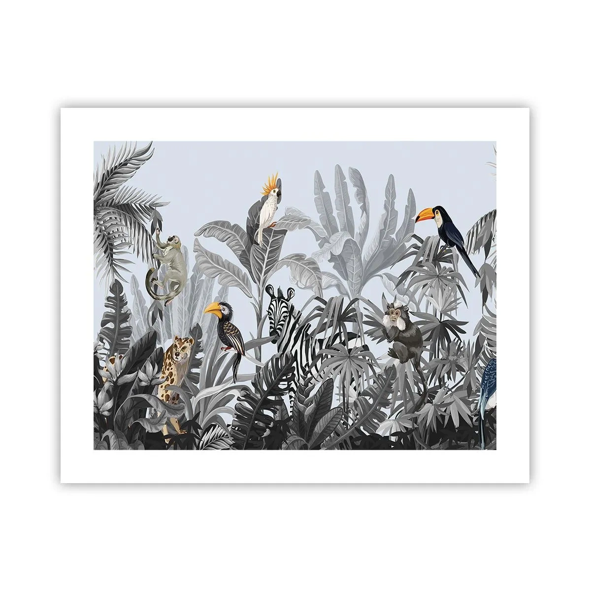 Plakat - Afrykańska bajka - 50x40 cm