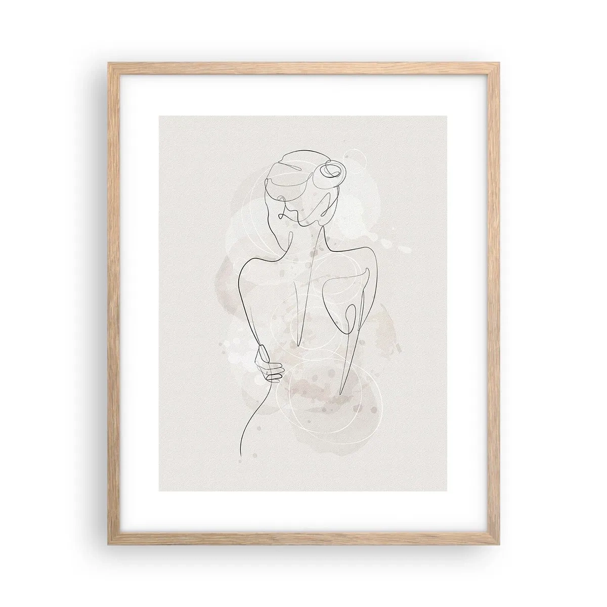 Plakat w ramie jasny dąb - Jak czuły instrument - 40x50 cm