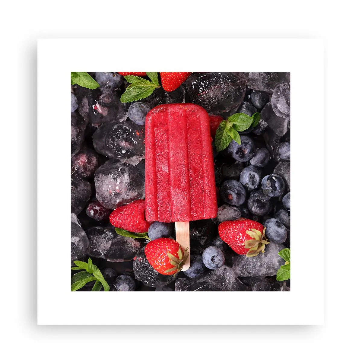 Plakat - Smak gorącego lata - 30x30 cm