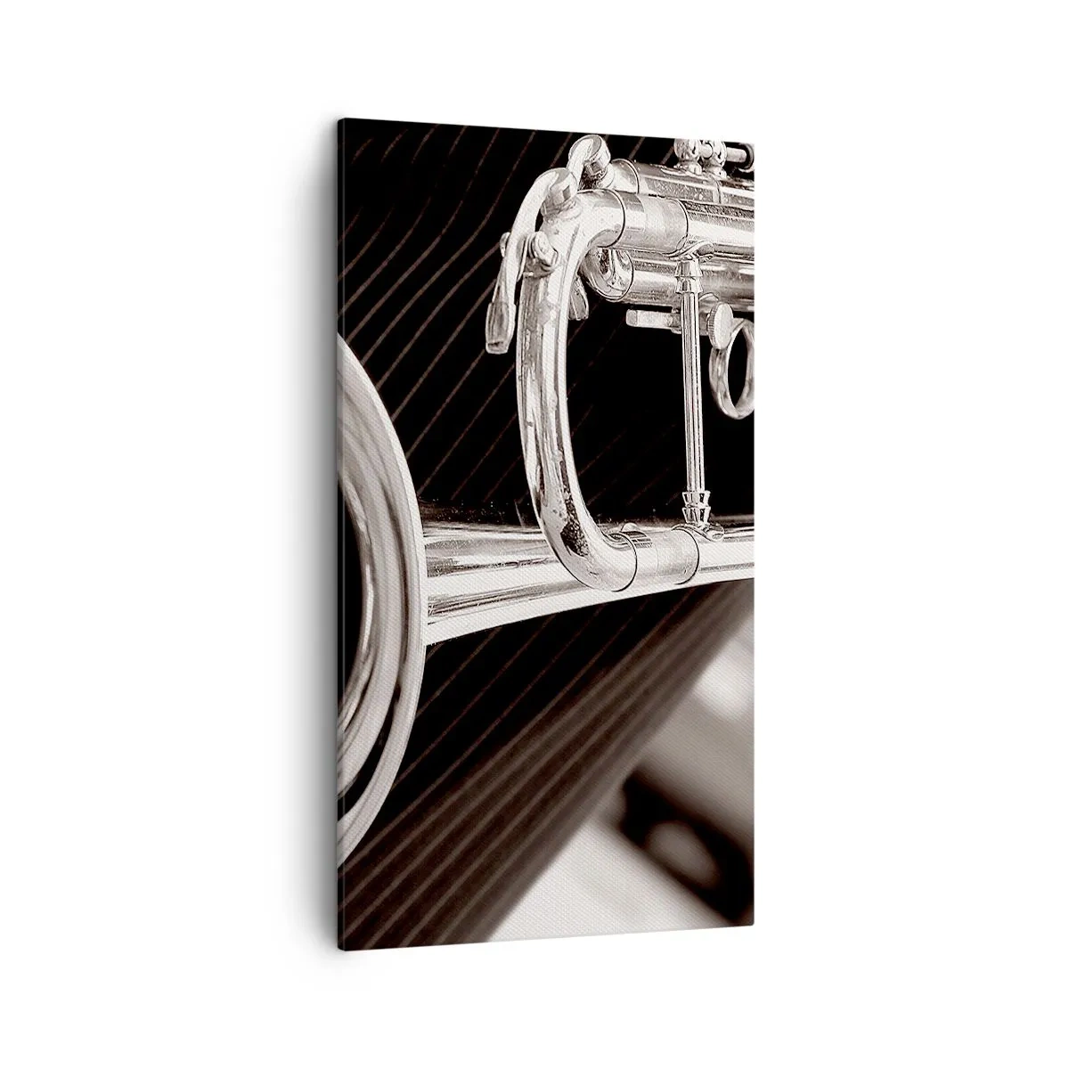 Obraz na płótnie - Muzyczna podróż do lat 30. - 45x80 cm