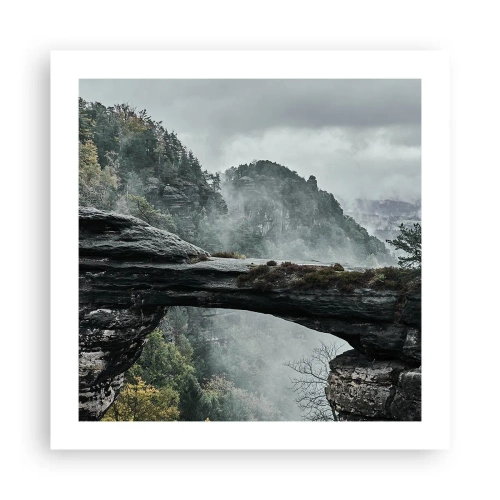 Plakat - Zaraz się zacznie przygoda - 50x50 cm