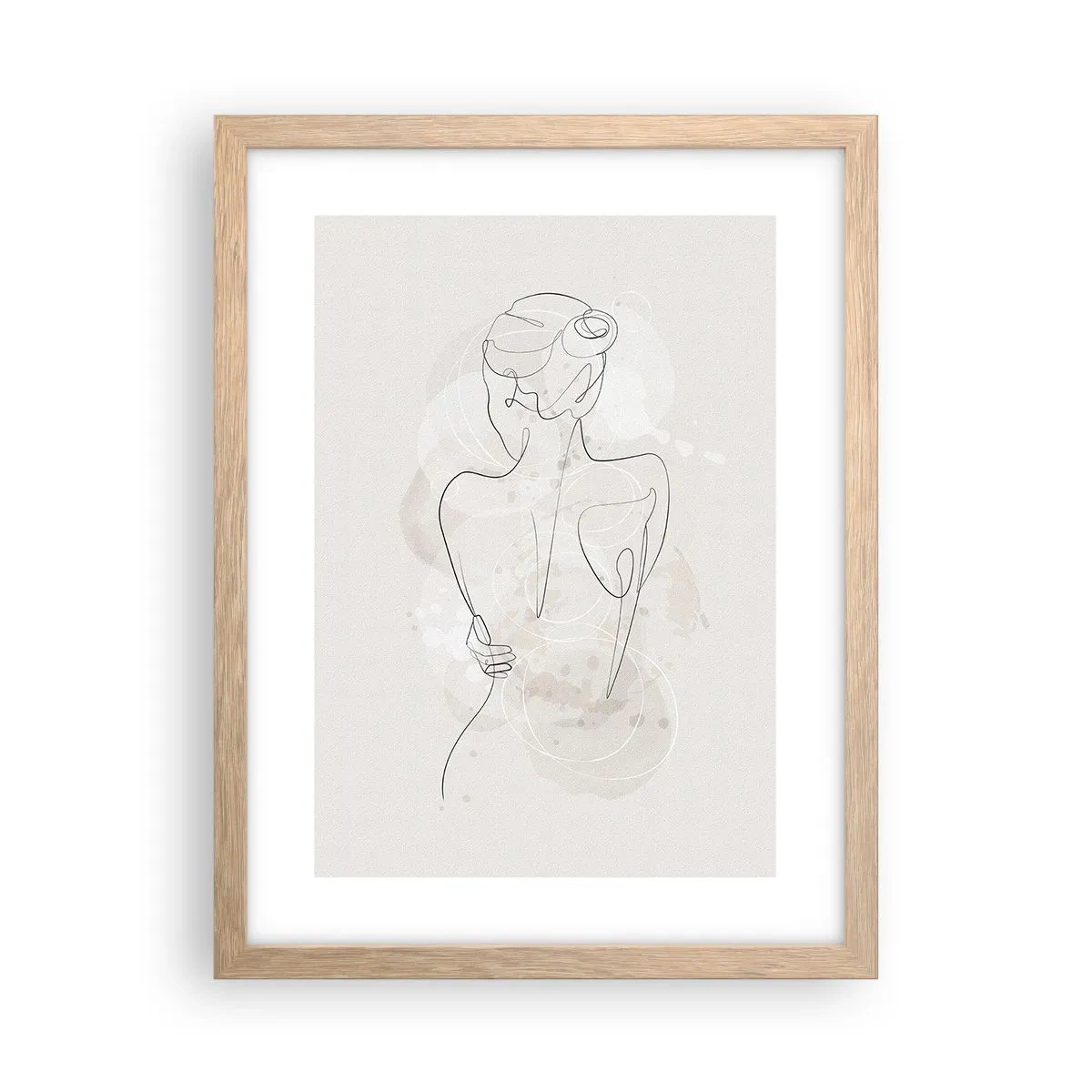 Plakat w ramie jasny dąb - Jak czuły instrument - 30x40 cm