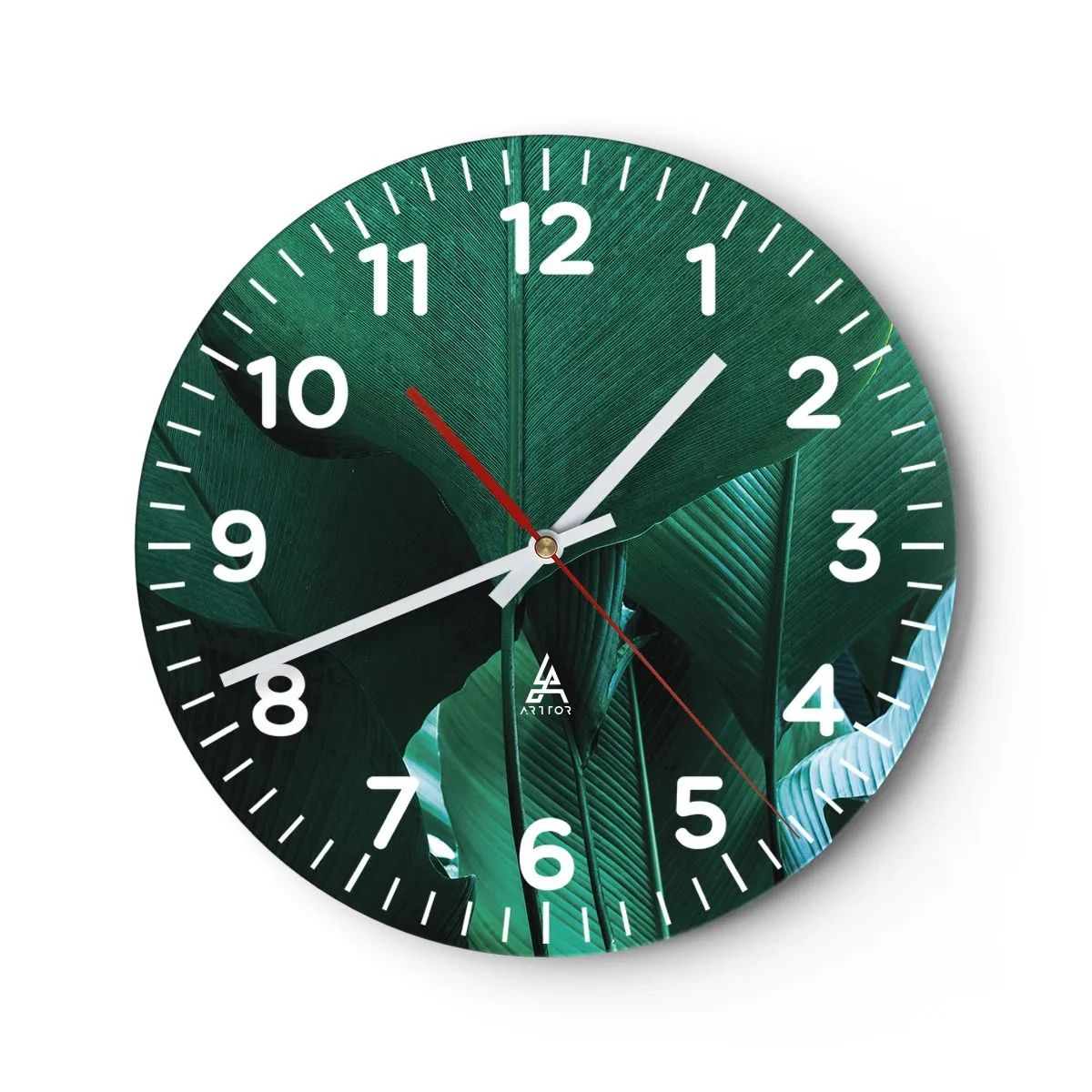 Zegar ścienny - Zwrócone do światła - 30x30 cm