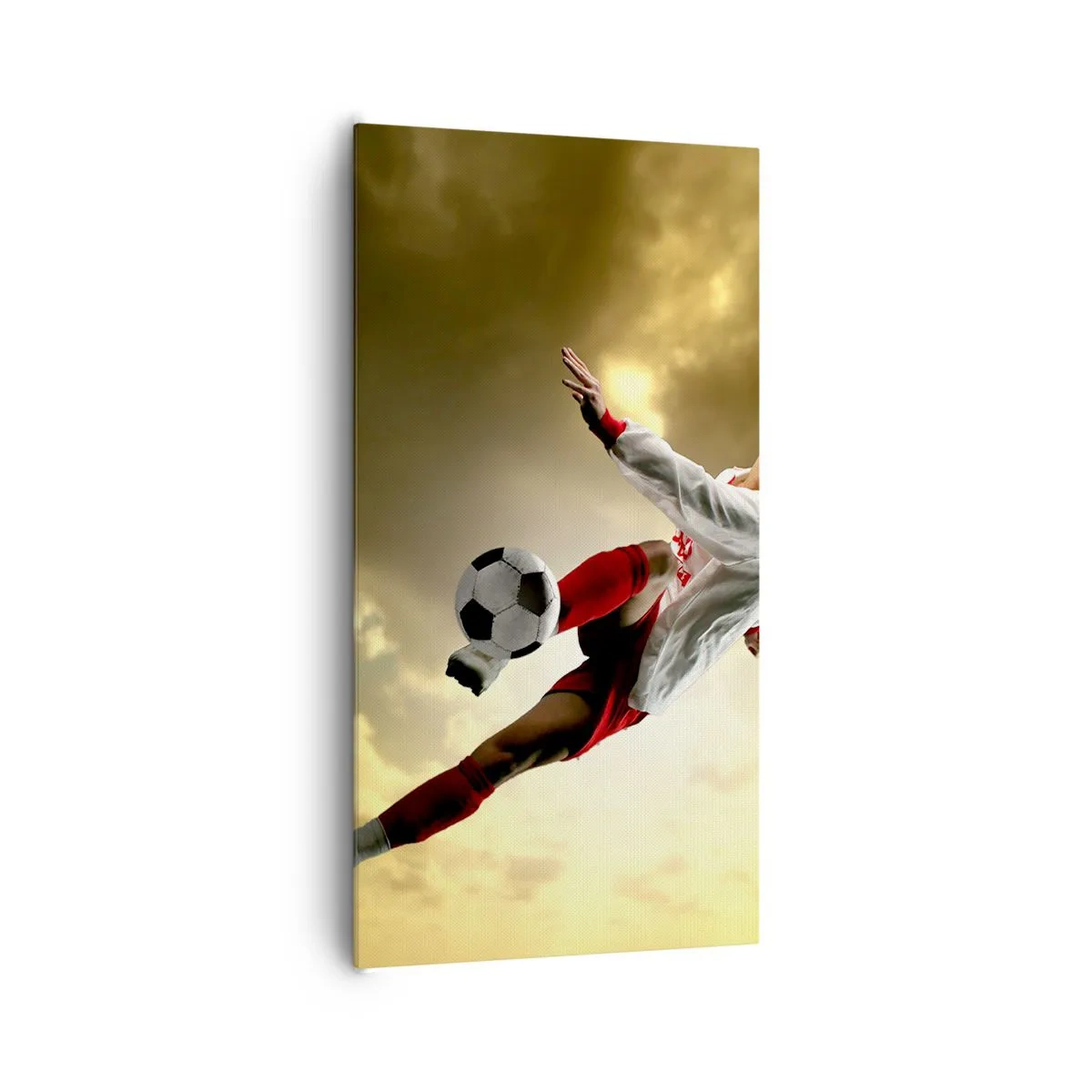 Obraz na płótnie - Piłkarskie niebo - 65x120 cm