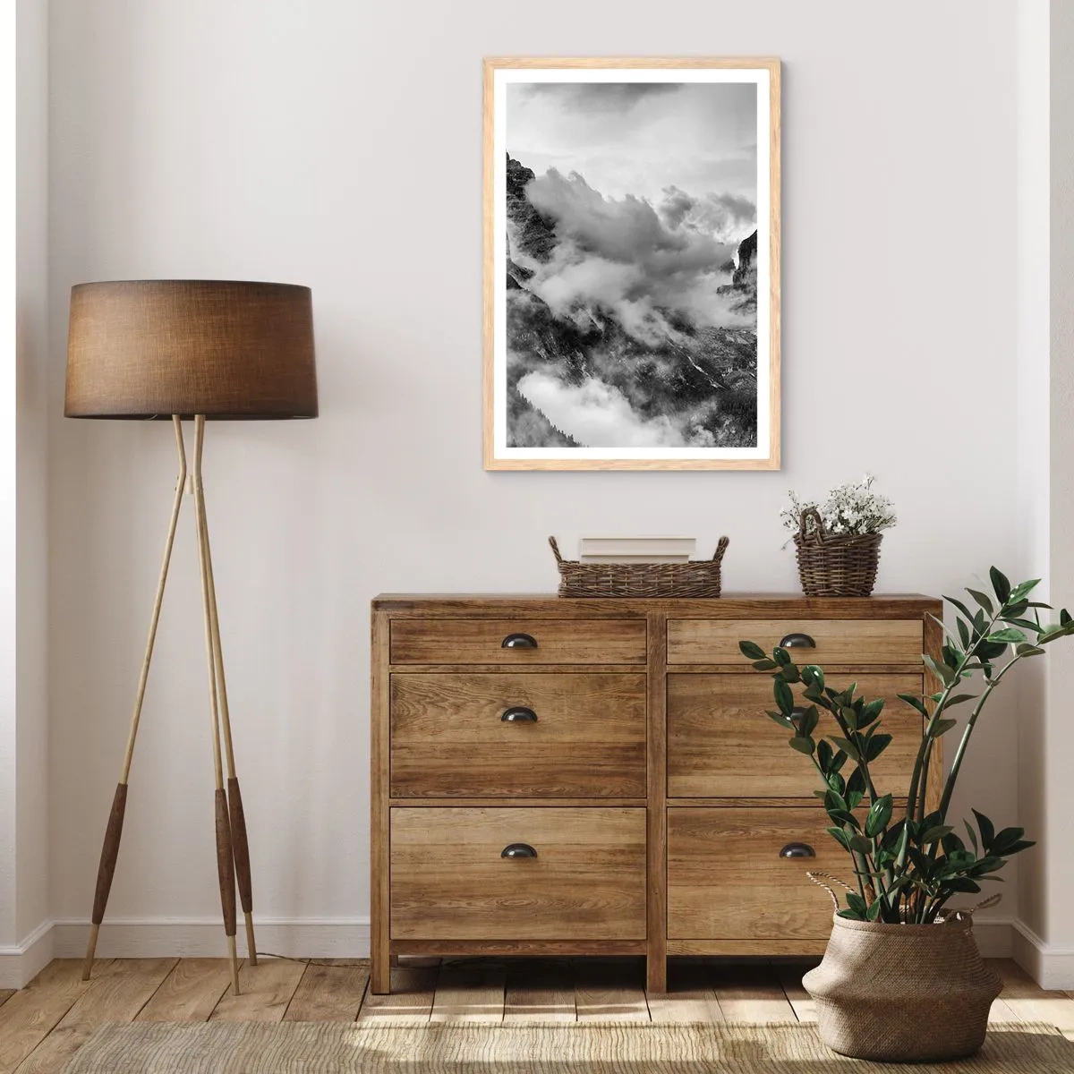 Plakat w ramie jasny dąb - Piękne i okrutne - 50x70 cm