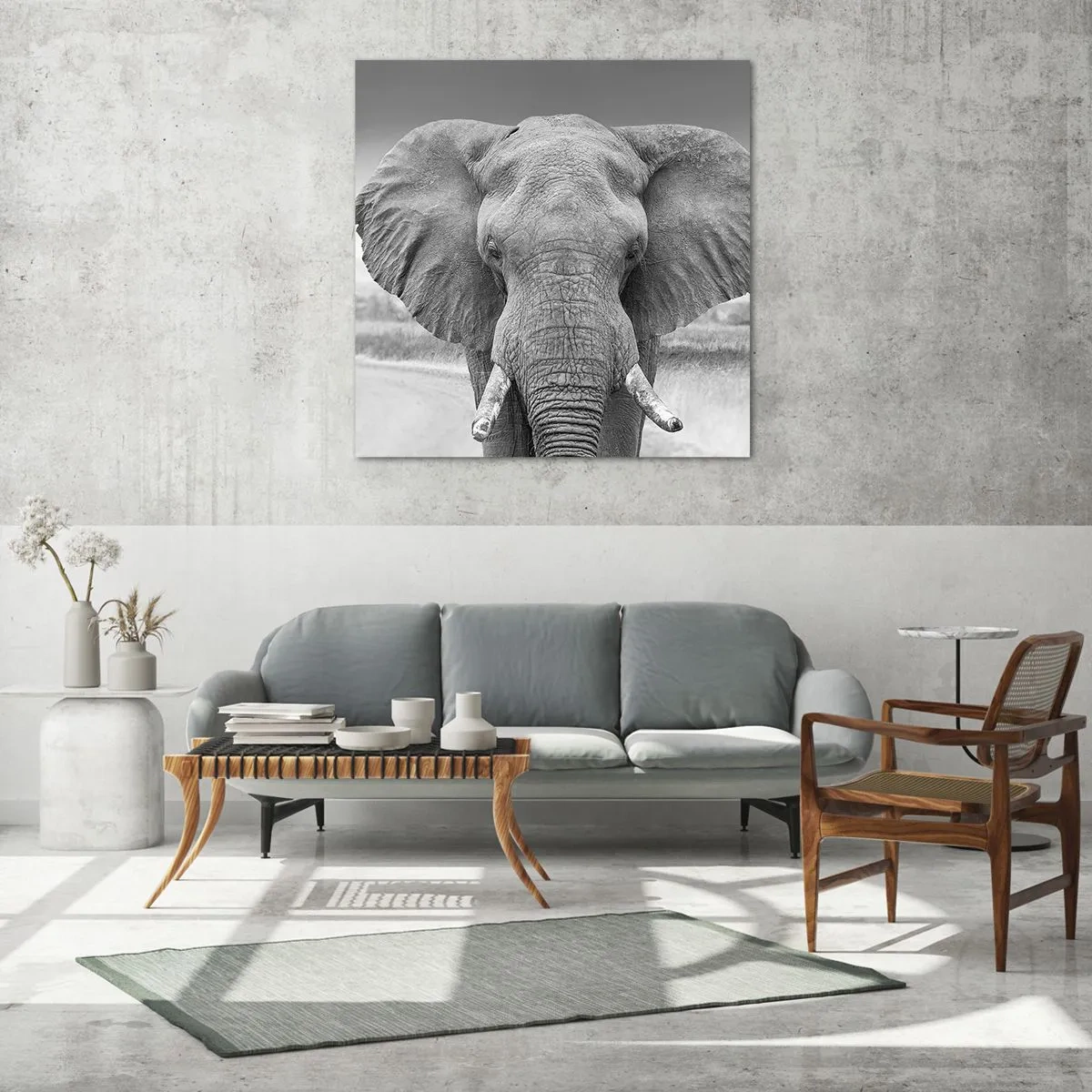 Obraz na szkle - Witaj w moim świecie - 60x60 cm