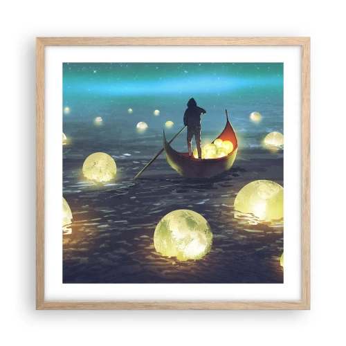 Plakat w ramie jasny dąb - Rzeczy, o których się filozofom nie śniło - 50x50 cm