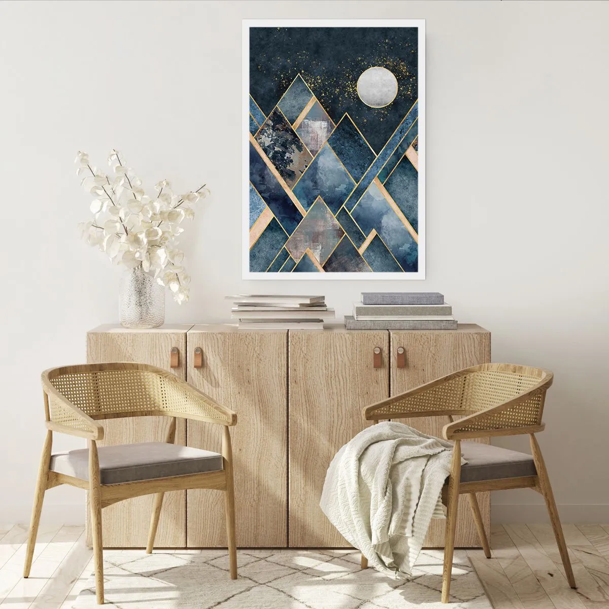 Plakat - Pejzaż geometryczny - 40x50 cm