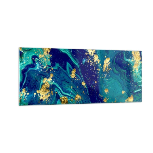 Obraz na szkle - Płatki słońca - 100x40 cm