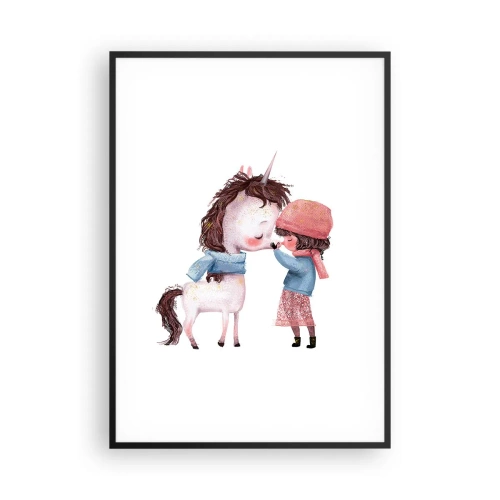 Plakat w czarnej ramie - Zimowa opowieść - 70x100 cm