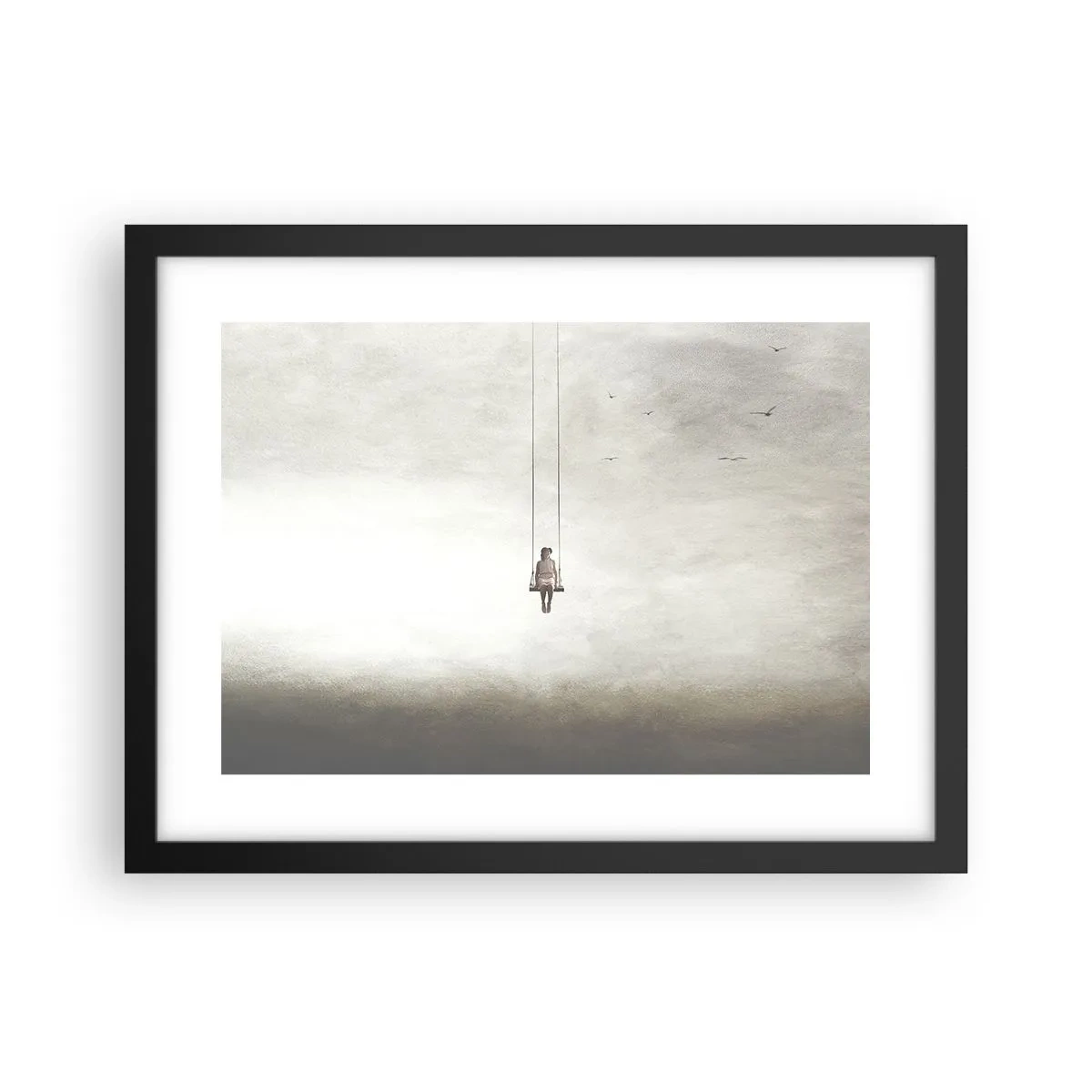 Plakat w czarnej ramie - Dziecko w nas - 40x30 cm