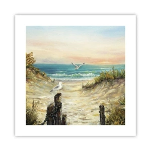 Plakat - Bezwietrzne zacisze - 40x40 cm