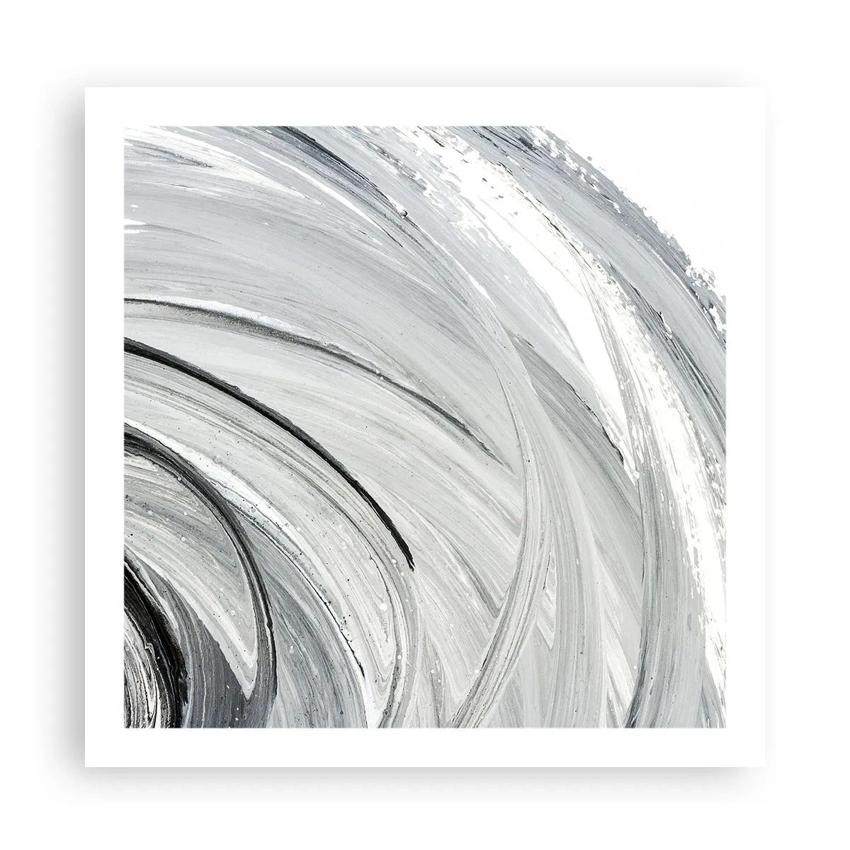 Plakat - Kompozycja orbitalna - 60x60 cm
