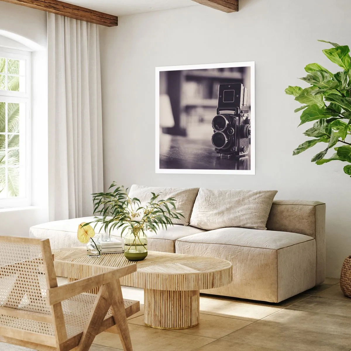 Plakat - Magia starej fotografii - 50x50 cm