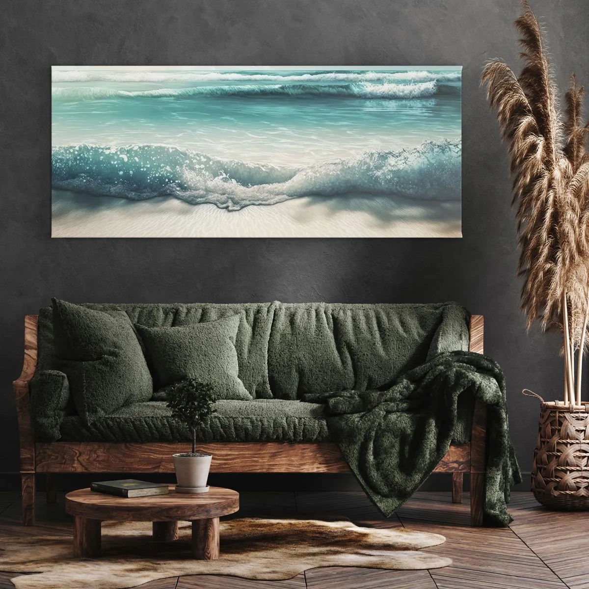 Obraz na płótnie - Spokój oceanu - 100x40 cm