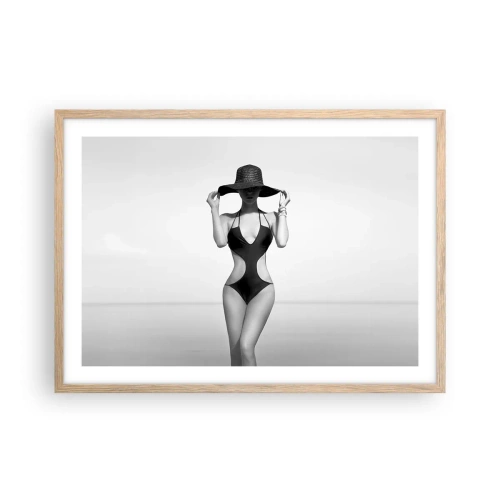 Plakat w ramie jasny dąb - Na imię mi: Elegancja - 70x50 cm