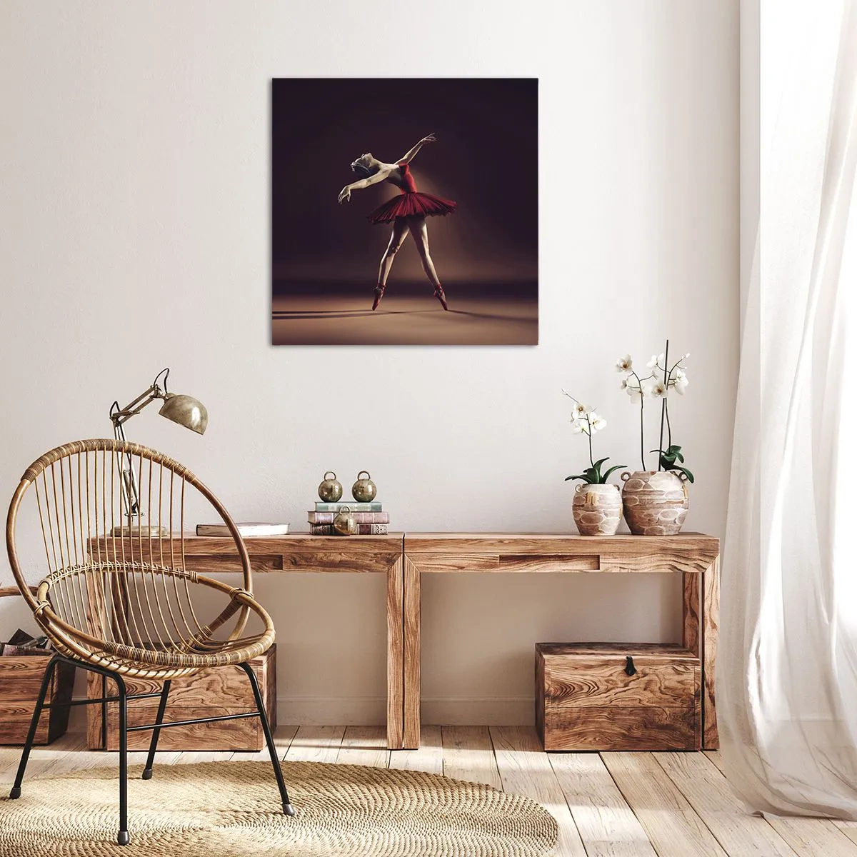 Obraz na płótnie - Prima ballerina - 60x60 cm