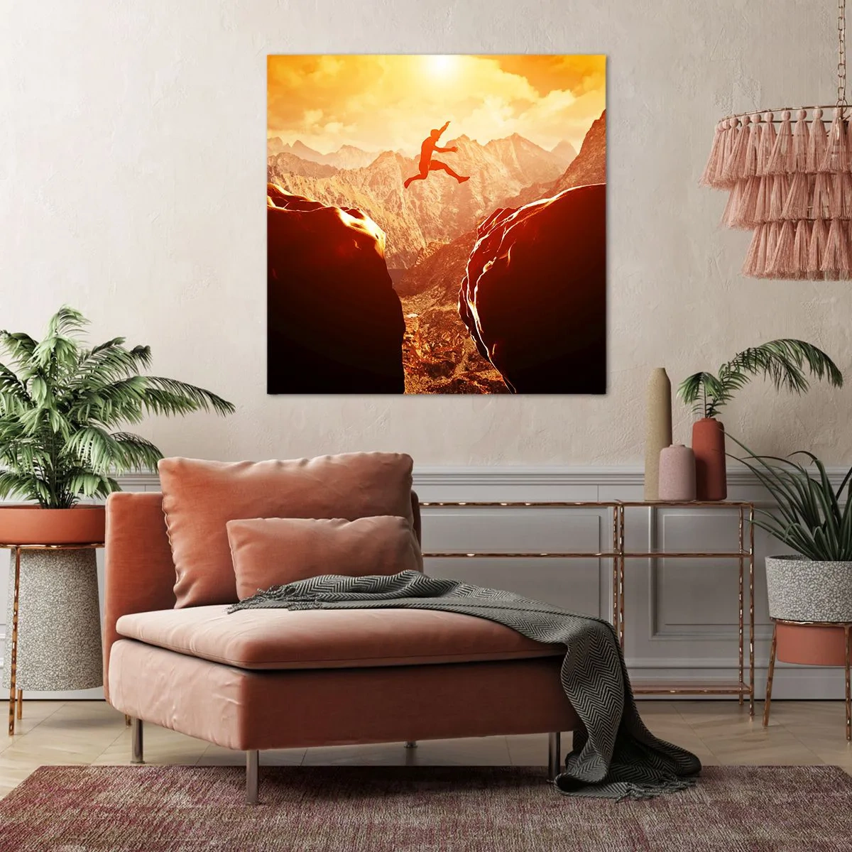 Obraz na płótnie - Przekraczając granice - 60x60 cm