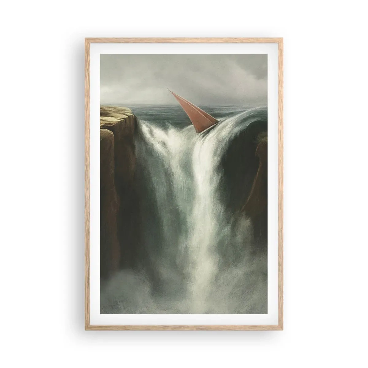 Plakat w ramie jasny dąb - Życiowa przestroga - 61x91 cm