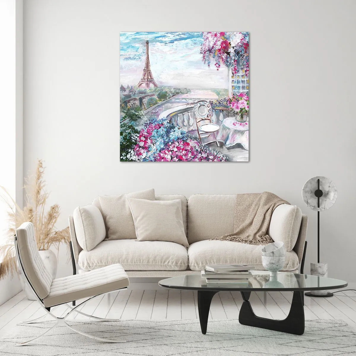 Obraz na szkle - Najpiękniej tu w maju - 70x70 cm