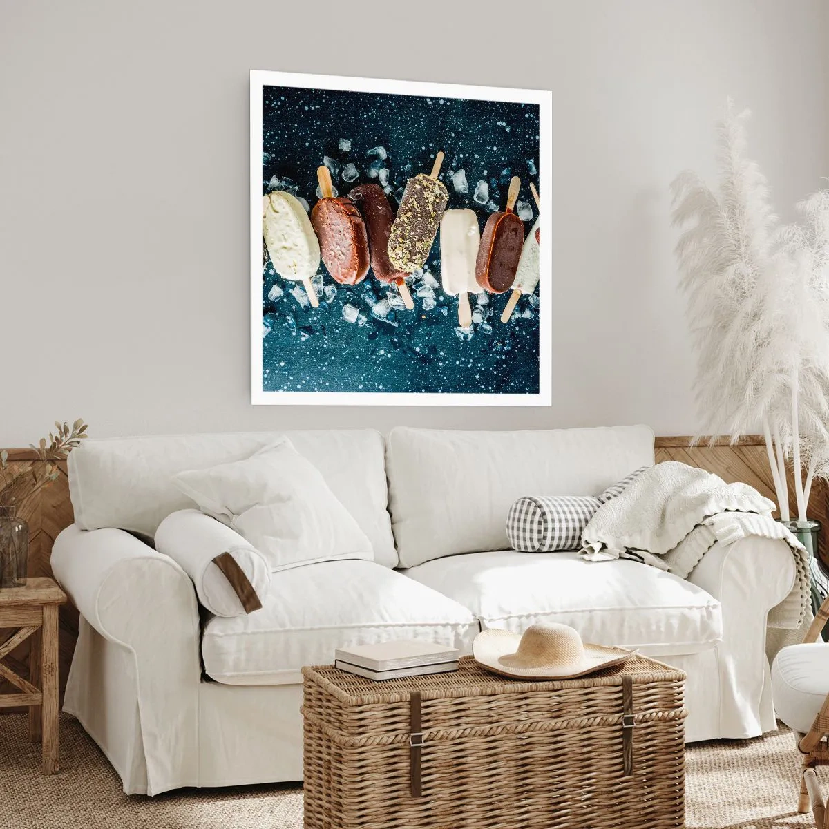 Plakat - Smak gorącego lata - 40x40 cm