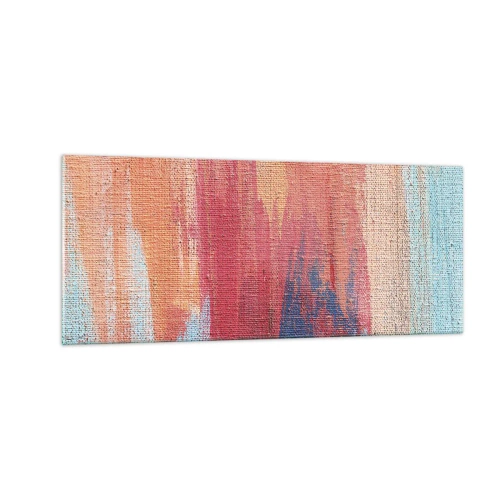 Obraz na szkle - Spłynąć tęczą - 100x40 cm