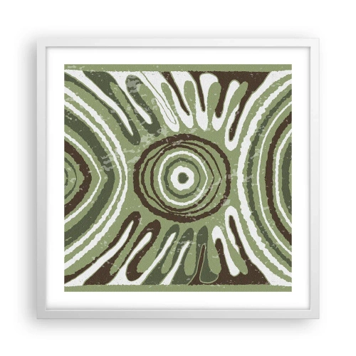 Plakat w białej ramie - Eksplozja emocji - 50x50 cm