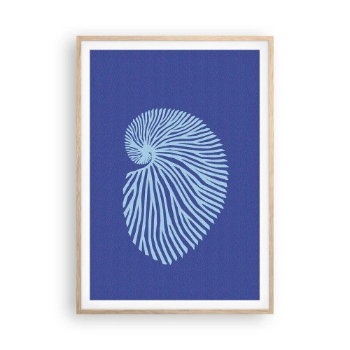 Plakat w ramie jasny dąb - Narodziny muszli - 70x100 cm