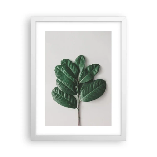 Plakat w białej ramie - Rysunek samej natury - 30x40 cm