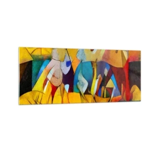 Obraz na szkle - Słońce - życie - radość - 100x40 cm