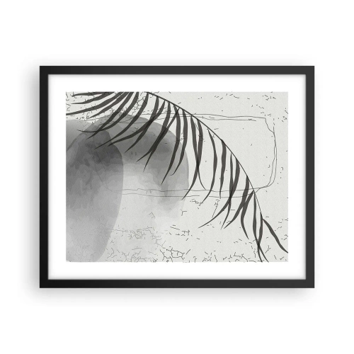 Plakat w czarnej ramie - Subtelna egzotyka natury - 50x40 cm