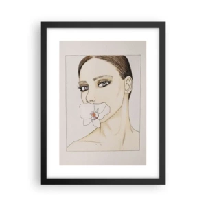 Plakat w czarnej ramie - Symbol elegancji i piękna - 30x40 cm