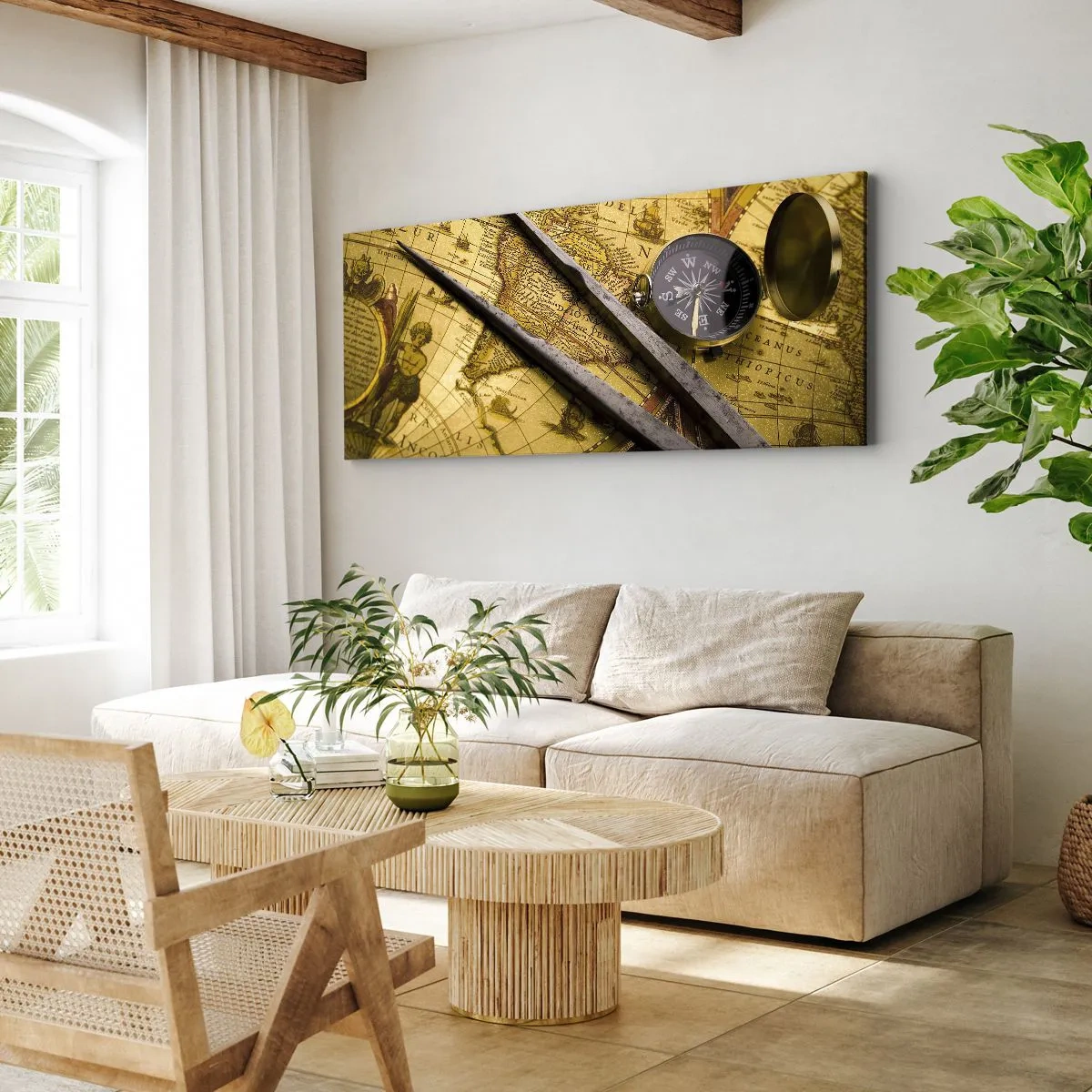 Obraz na płótnie - Gdze te skarby? - 140x50 cm