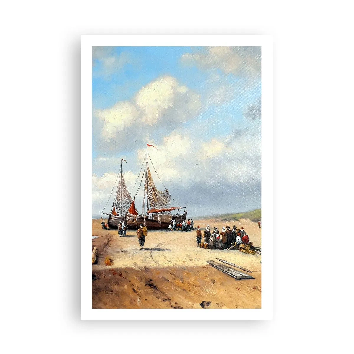 Plakat - Po udanym połowie - 61x91 cm