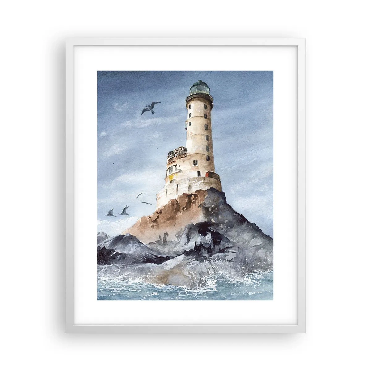 Plakat w białej ramie - Niezwyciężona - 40x50 cm