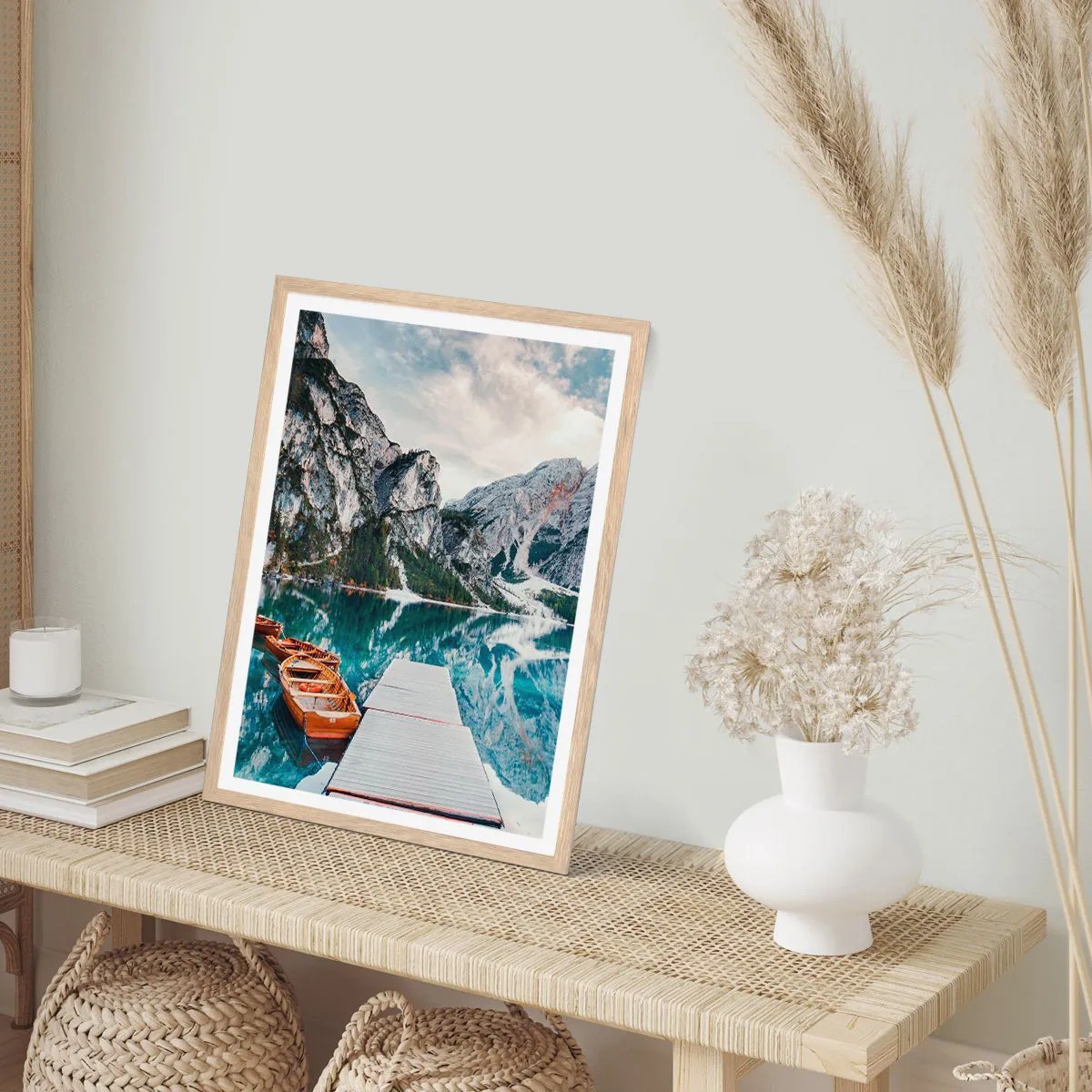 Plakat w ramie jasny dąb - Pokażemy ci piękno - 50x70 cm