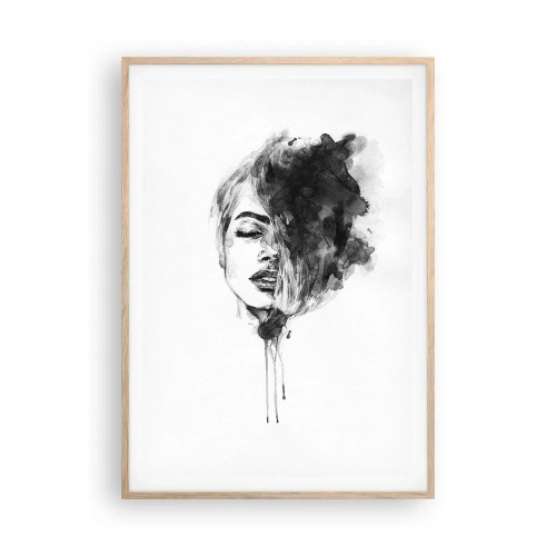 Plakat w ramie jasny dąb - O czym marzy dziewczyna - 70x100 cm