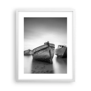 Plakat w białej ramie - Już tylko wspomnienia… - 40x50 cm