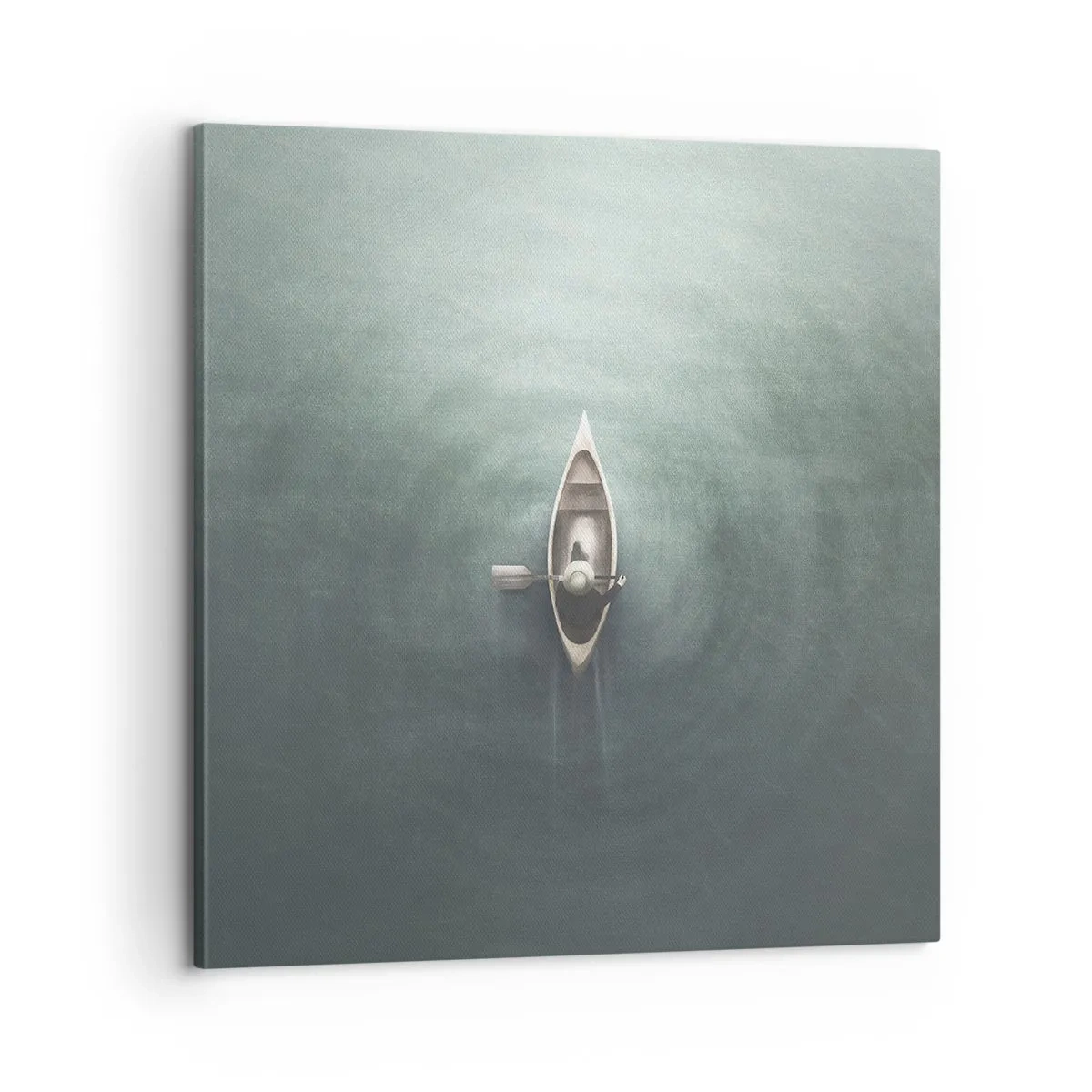 Obraz na płótnie - Przez księżycowe jezioro - 60x60 cm