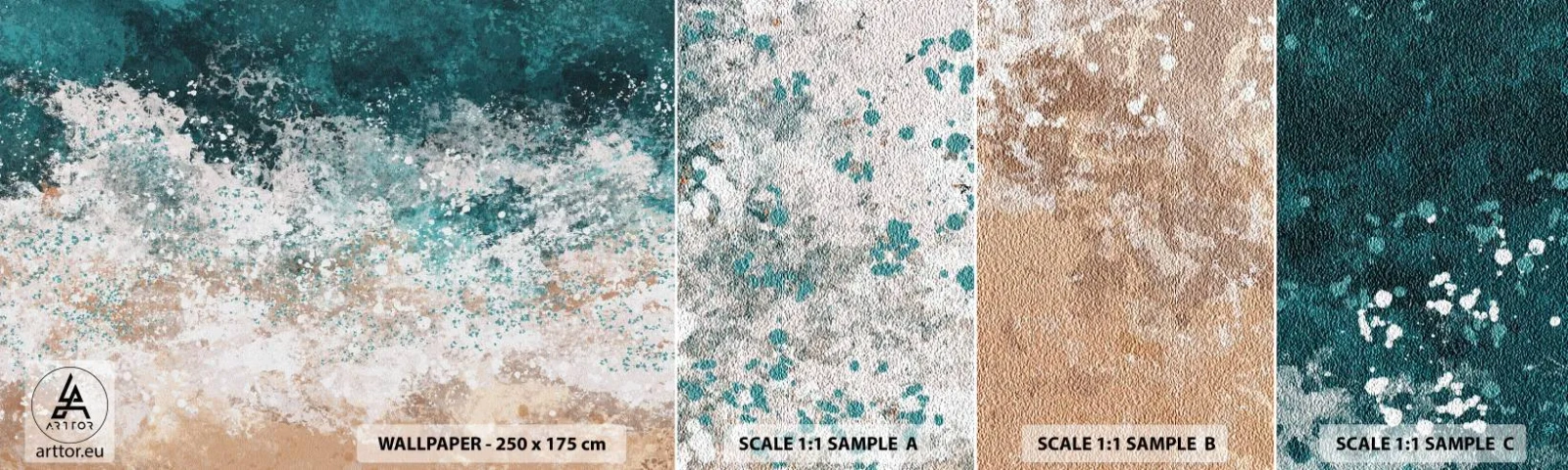 Fototapeta Próbka Standard Eco - Morskie opowieści - Woda, Plaża, Morze - 100x30 cm