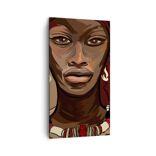 Obraz na płótnie - Hebanowa Wenus - 45x80 cm