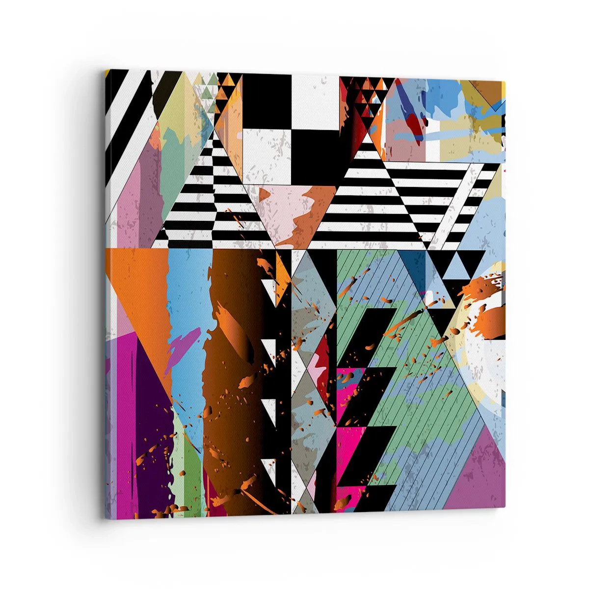 Obraz na płótnie - Geometrycznie i organicznie - 70x70 cm