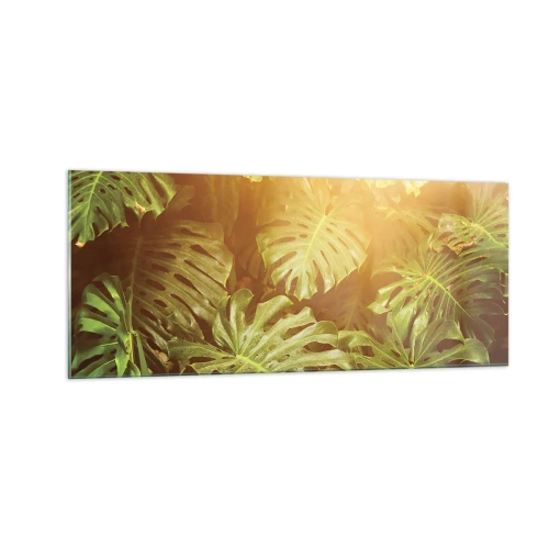 Obraz na szkle - W zieloność wstąpić… - 100x40 cm