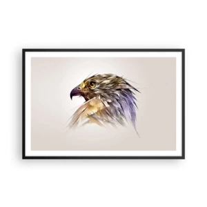 Plakat w czarnej ramie - Portret wojownika - 91x61 cm