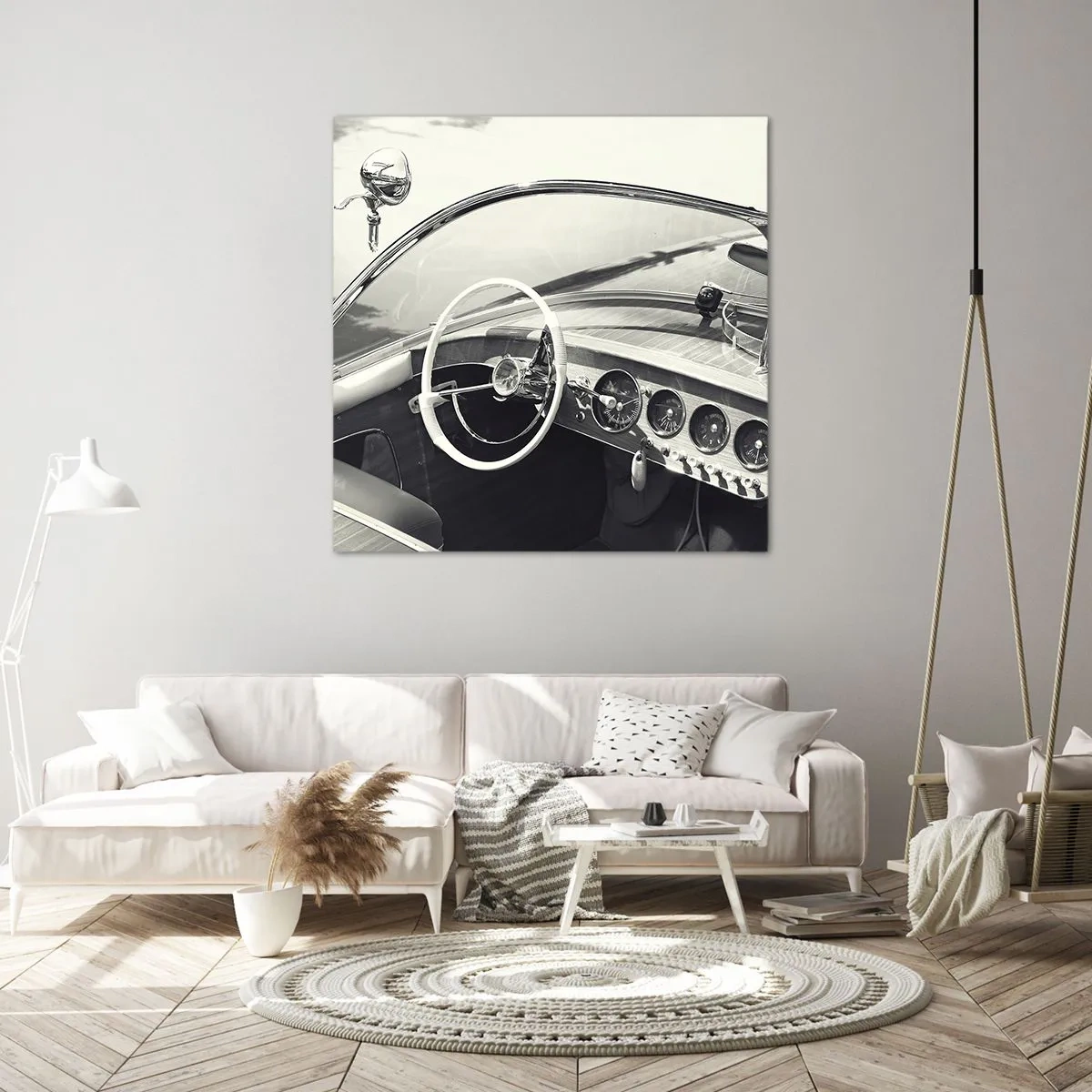 Obraz na płótnie - Pogoda dla bogaczy - 40x40 cm