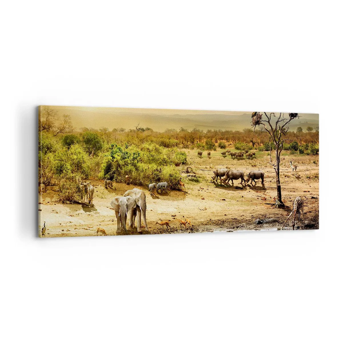 Obraz na płótnie - "Z Edenu zaś wypływała rzeka…" - 100x40 cm
