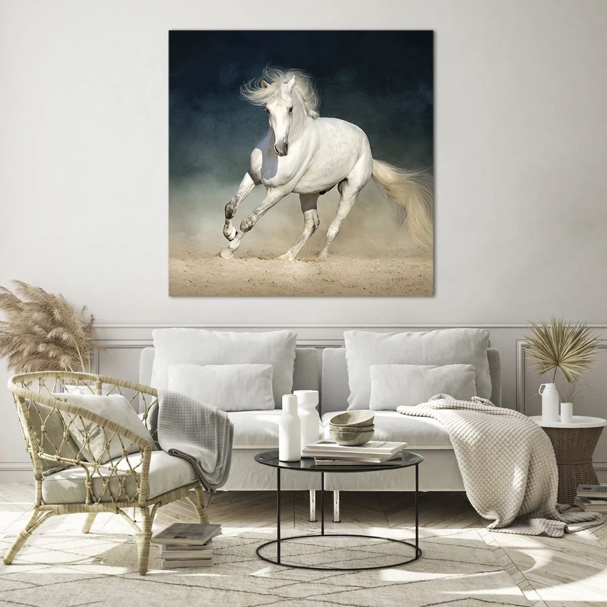 Obraz na szkle - Wolność w stanie czystym - 70x70 cm