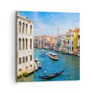 Obraz na płótnie - Ruch uliczny jedyny na świecie - 70x70 cm